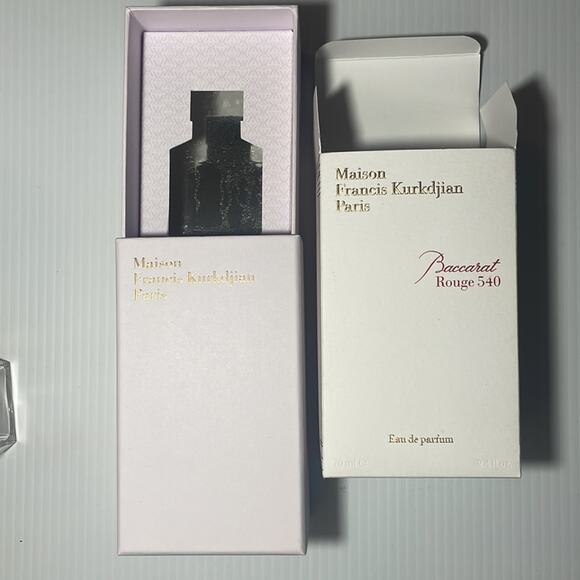 EMPTY Baccarat Rouge 540 70 ml 2.4 fl.oz. empty box and bottle - Picture 6 of 6